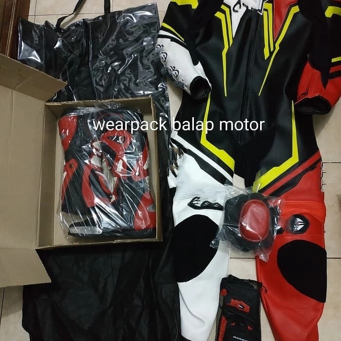 Terlaris Wearpack Balap 1Set Lengkap Bahan Standard