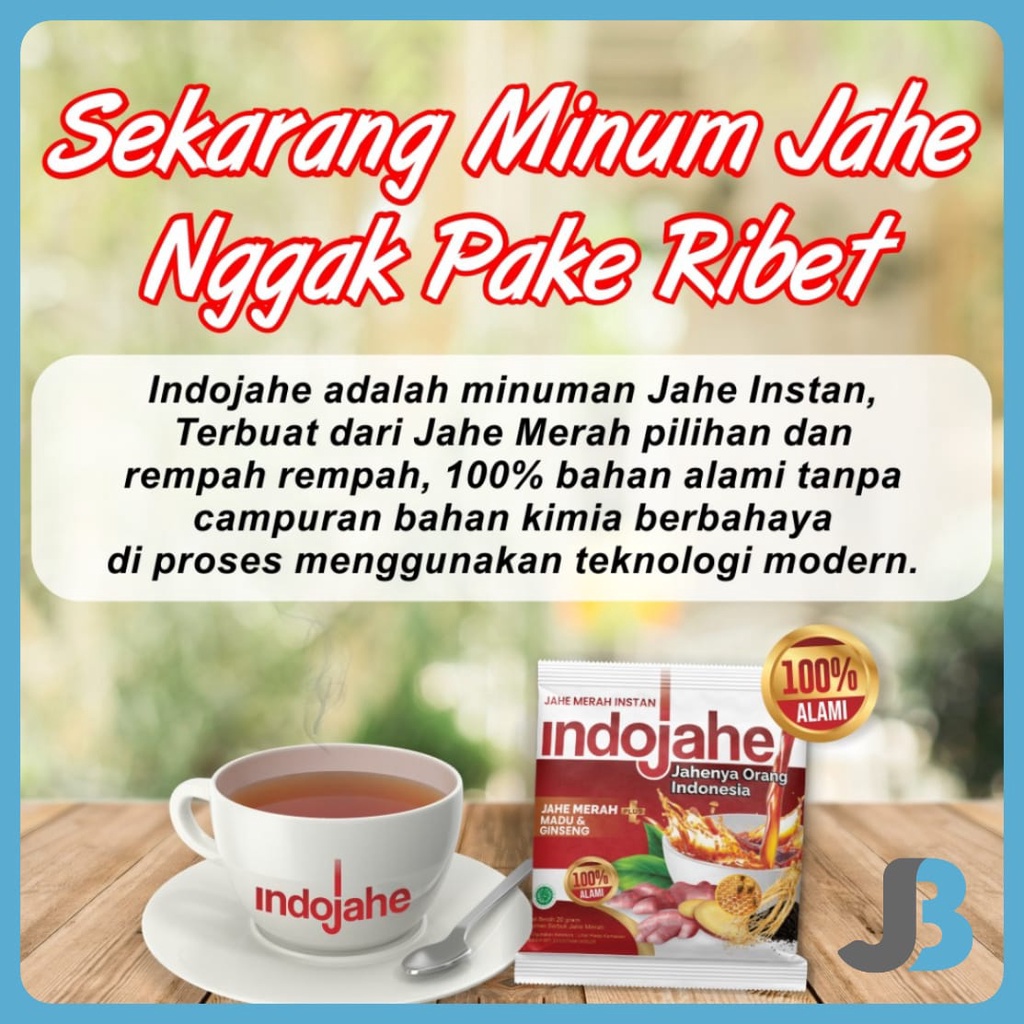 

Indojahe Minuman Jahe Merah Habbatussauda Instant Premium Sachet Satuan