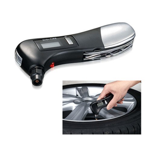 160 HL-818G - Multifunction Digital Tyre Gauge 8 in 1 - Alat Ukur Tekanan Ban