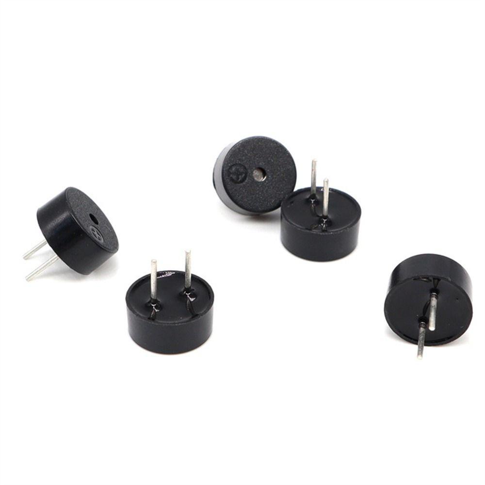 Agustina Aktif Buzzer AC 3V 3.3V Mini Sound Buzzer Suara Terus Menerus Panjang Beeper Jarak Kaki 4MM Piezo Buzzers