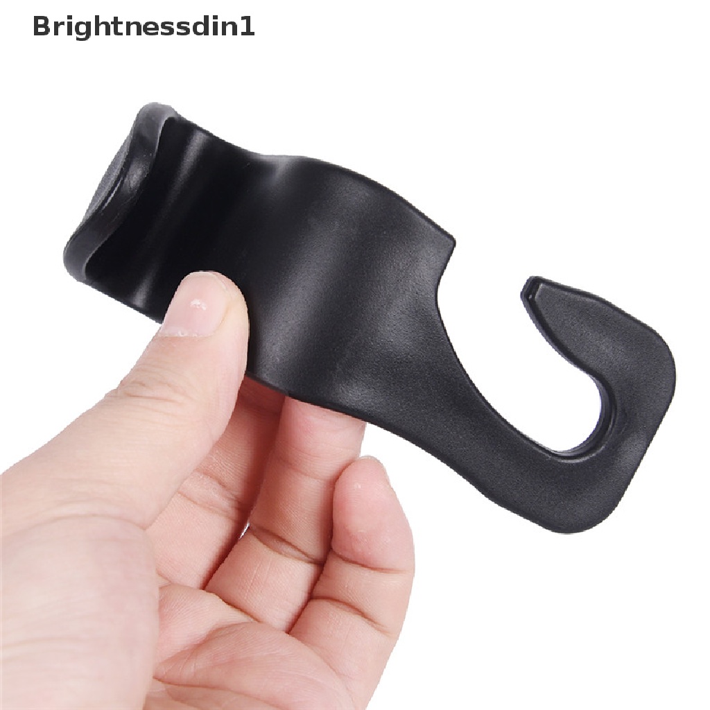[Brightnessdin1] 2pcs Pengait Penyimpanan Gantungan Headrest Kursi Belakang Mobil Universal Untuk Tas Handbag Boutique