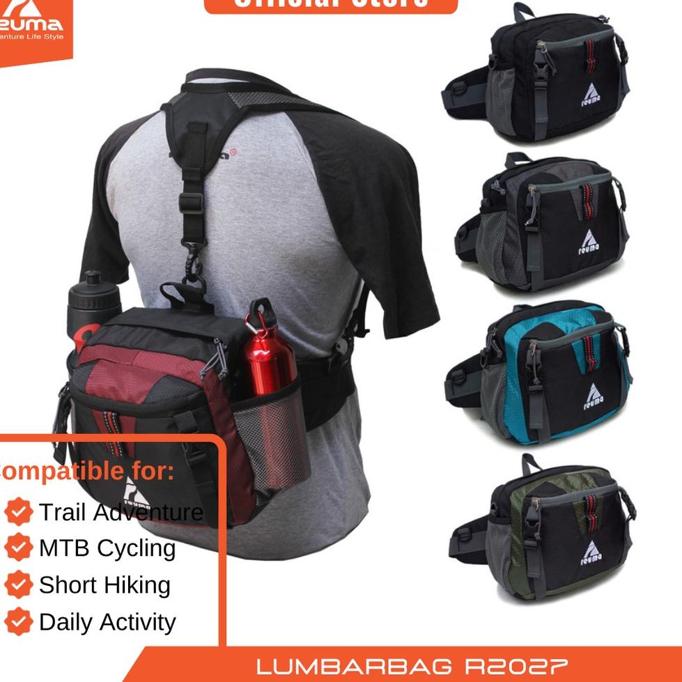 TREN TERBARU Waistpack/Lumbarpack/Tas Pinggang Multifungsi/Tas selempang/Tas Motocross Tas sepeda