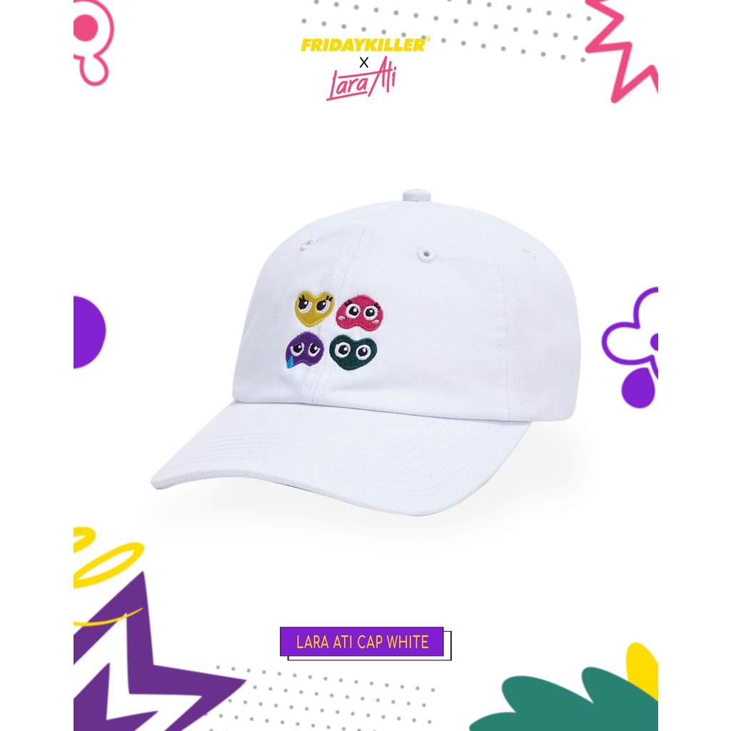 TOPI SPECIAL FRIDAY KILLER X LARA ATI | LARA ATI CAP WHITE