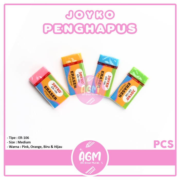 

JOYKO - Penghapus Sedang ER-106 - Pcs