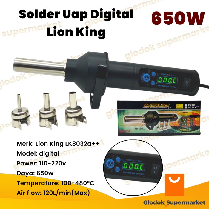 SOLDER UAP DIGITAL LION KING LK8032A++ BLOWER UAP PORTABLE LK 8032A++