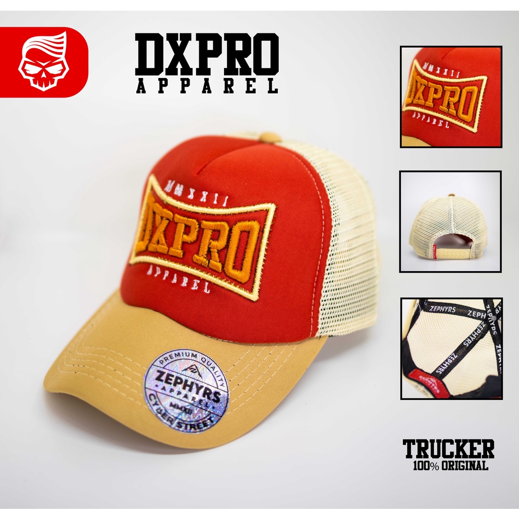 TOPI TRUCKER Bordir DXPRO Original Brand