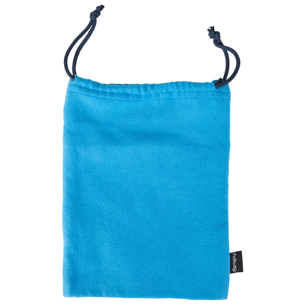 Kantong Kain Tempat Kaca Mata Renang Nabaiji Microfiber Swimming Goggles Case Pouch Bag Biru Tas Ser