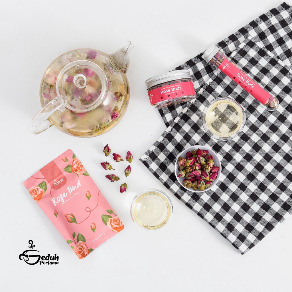 

Seduh Space Pouch Rose Buds / Teh Bunga Mawar Kering / Rose Flower Tea