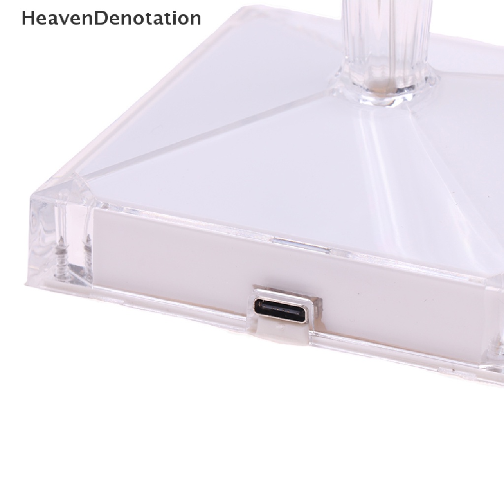 [HeavenDenotation] Dimmable Control Diamond Crystal Lampu Meja Rechargeable LED Atmosphere Lamp HDV
