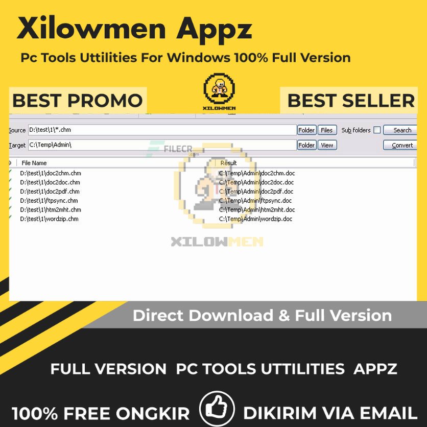 [Full Version] Batch CHM to DOC Converter 20 Pro PC Tools Software Utilities Lifetime Win OS