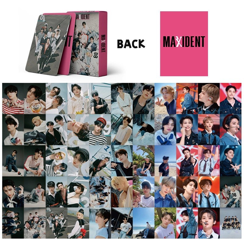 55pcs / Kotak Kartu Foto Album MANIAC LOMO Stray Kids 2022