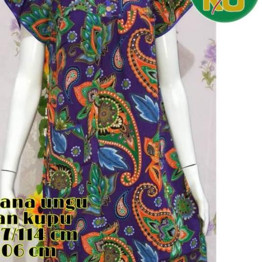 ✤ Daster kencana ungu label biru model 48 ✦