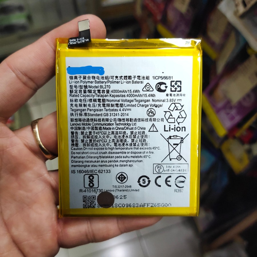 LEN ZUK Z1 / BL255 , LEN S860 / BL226 , LEN K6 NOTE / K8 NOTE / K8+ / BL270 , LEN VIBE P2 / BL262 battery batle Batt batre mantul