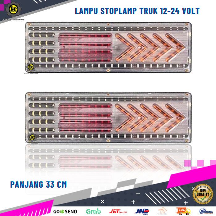 Lampu variasi Led Stoplamp Stop lamp Rem Sein Sen Running Kedip Belakang Variasi Mobil Dyna Canter T