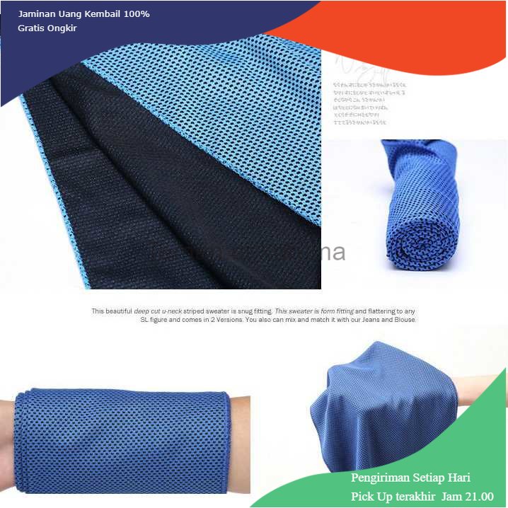 TD-KMN Zipsoft Handuk Dingin Sport Cooling Towel - SH-C00290