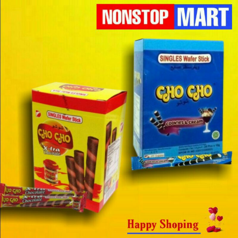 

CHO CHO SINGLES wafer stick isi 24 pcs