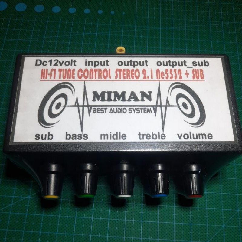 Modul 2.1 ne5532 Stereo Tone Control Plus Middle Dan Subwoofer