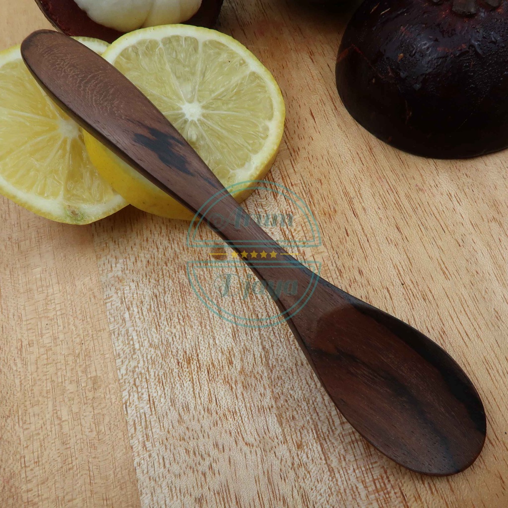 Wooden Dessert Spoon Sendok Kayu Mini Kecil Sendok Kecil Sendok Teh Sendok Gula Garam