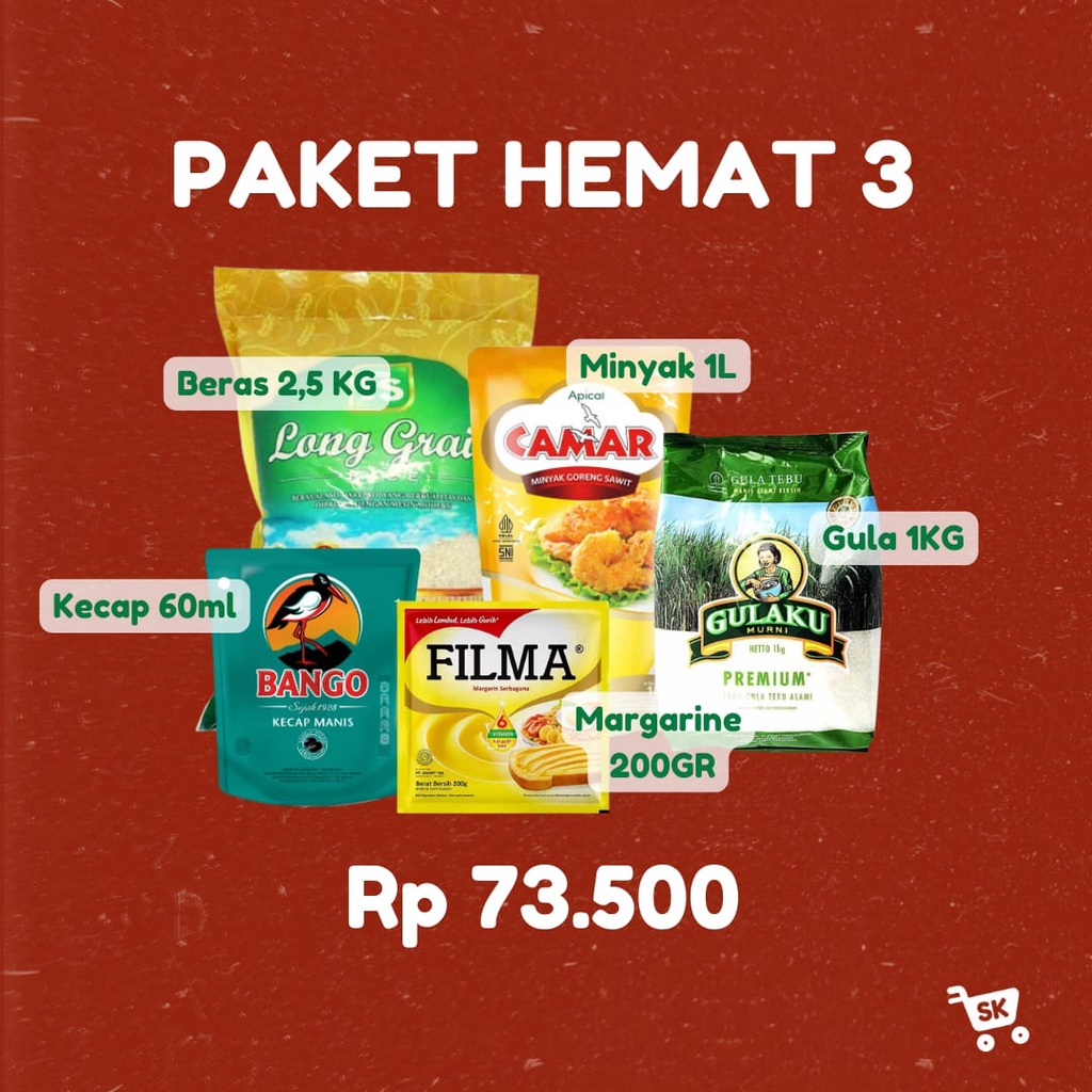 

PAKET SEMBAKO - PAKET HEMAT 3