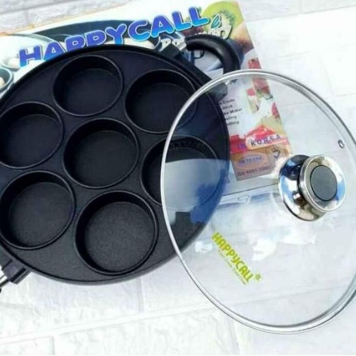֍ Cetakan kue happy call 7 lubang 8 lubang kue pukis cetakan martabak mini free bubble ♦