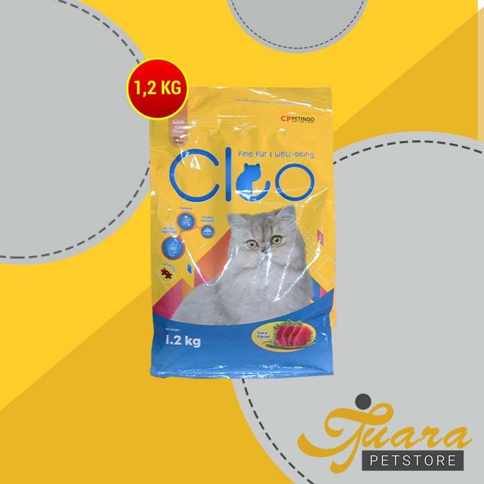 Makanan Kering Kucing dewasa CLEO TUNA 1.2 kg dry food adult Murah