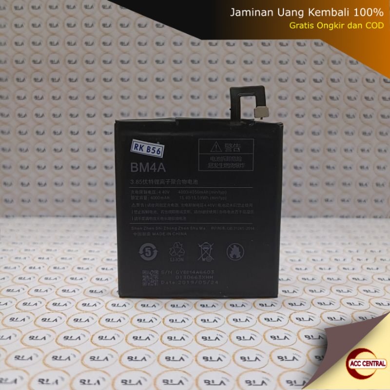 Baterai Xiaomi BM4A For Redmi Pro / Prime Dual Original
