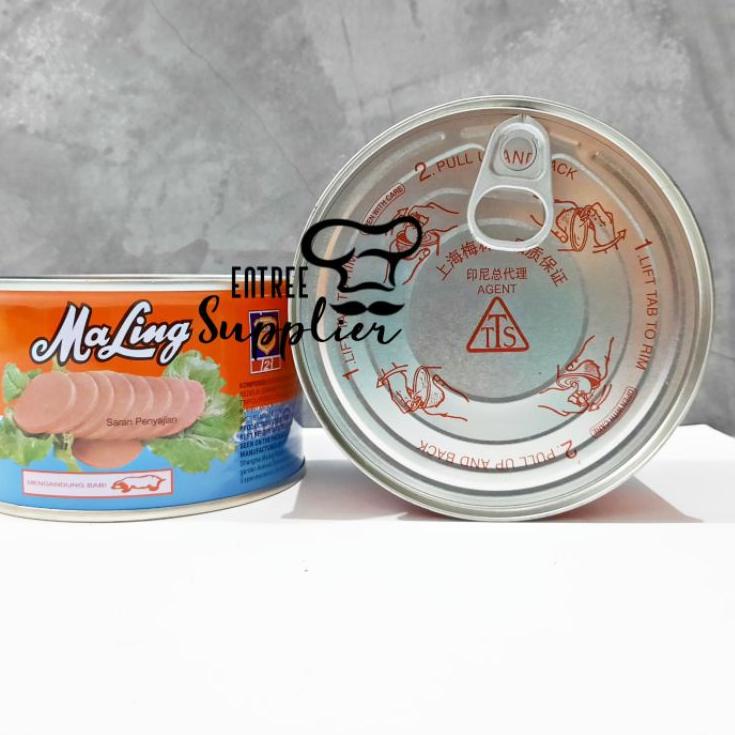 

➻ TERMURAH Ma Ling TTS 397gr Luncheon Pork Meat / Ham Daging Babi Maling NON HALAL ➲