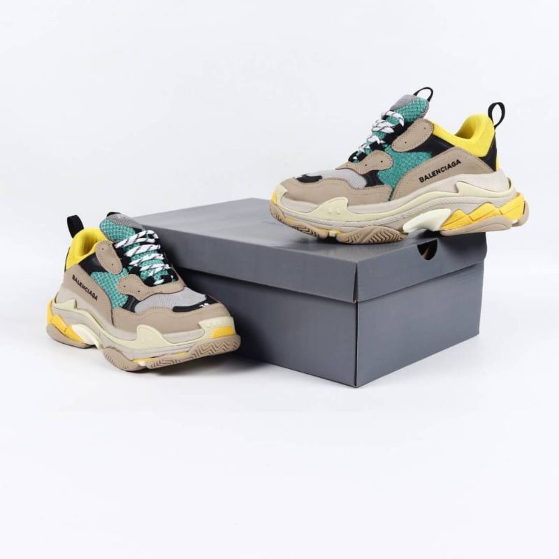 Balenciaga Triple S Green Yellow