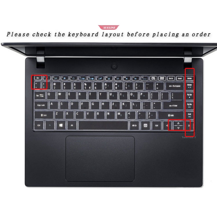 Untuk Acer Aspire 5a514 Aspire 3a314 Travelmate P214 Swift5 Sf515 Keyboard Film Tahan Debu Tahan Air Silikon Dicat Pelindung Cakupan Penuh Penutup Keyboard [ZXL]