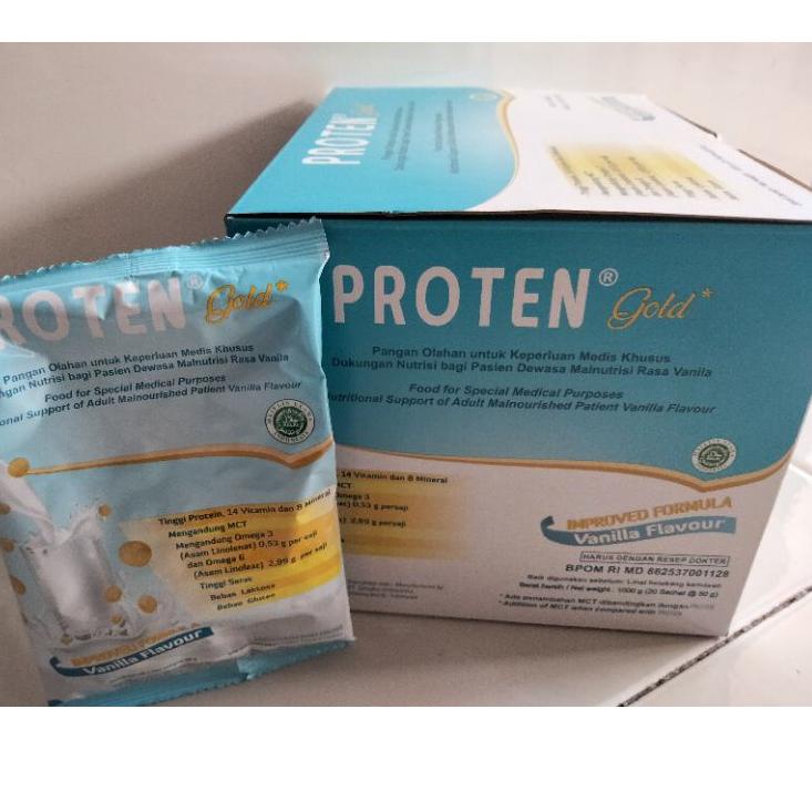 

⚡GROSIR⚡ Proten Gold VANILA (Susu kedelai tinggi protein dan antioksidan)