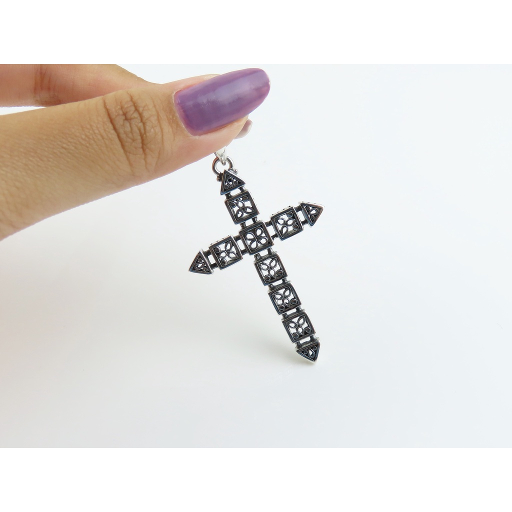 Liontin Salib Perak 925