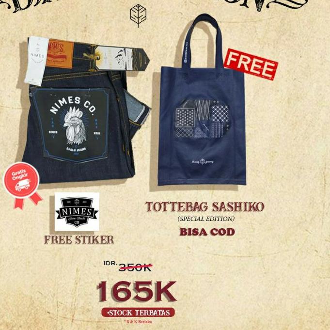 ♥ DENIM SELVEDGE MURAH - Kaku ➱