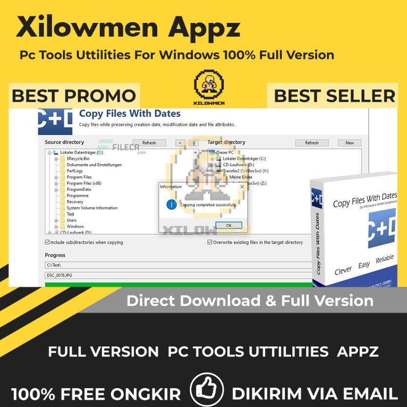 [Full Version] Infonautics Copy Files With Dates Pro PC Tools Software Utilities Lifetime Win OS