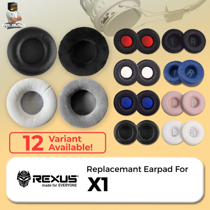 Earpad Busa Bantalan Ear Cushion Rexus Bluetooth Headset X1 Earcup