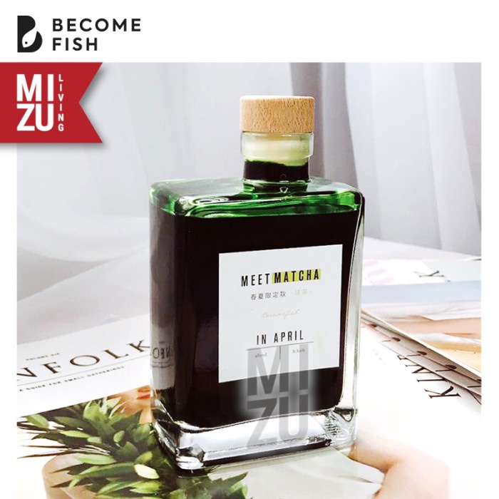 

BISA COD BECOMEFISH MATCHA 50ml 280ml Plain / Shimmer Shading Fountain Pen INK