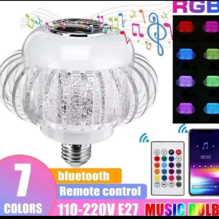 """] Speaker Bola Lampu Kristal