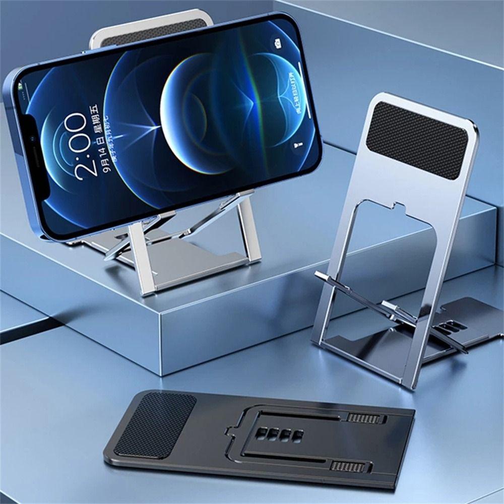 QUINTON Dudukan Ponsel Multi Sudut Lipat Desktop Foldable Adjustable Lazy Support Tablet Phone Holder Tablet Bracket