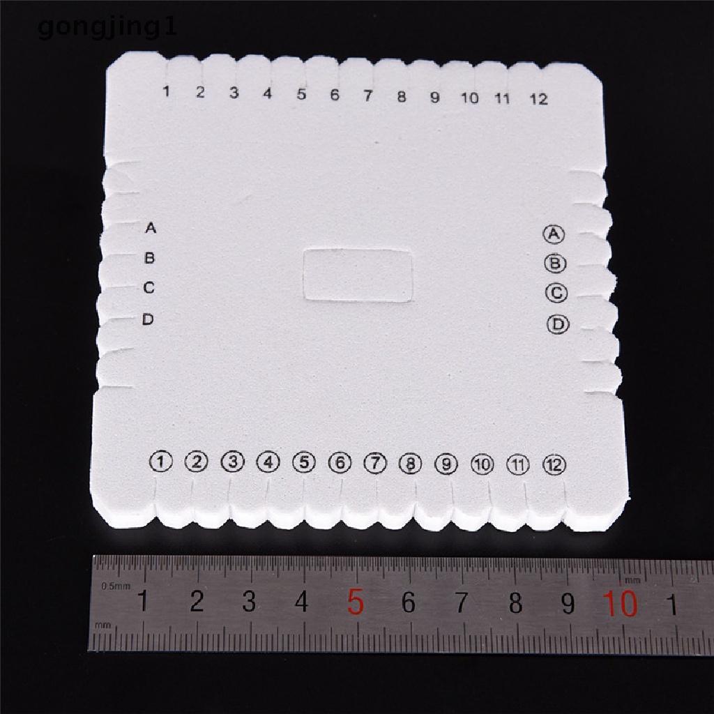 Ggg Bulat Persegi Handmade Manik-Manik Cord Disk Braiding Plate DIY Tali Kepang Braided ID