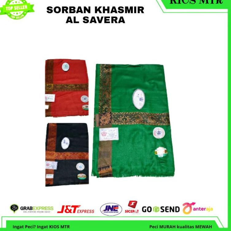 TERMURAH Sorban Khasmiri Al Savera Original India murah , Sorban Tenun Al savera Original murah