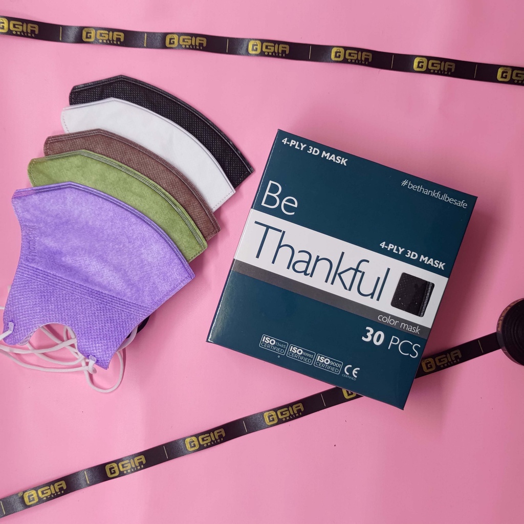 Masker Thankful 3D Mask / Thankful Duckbill 4 ply 3D