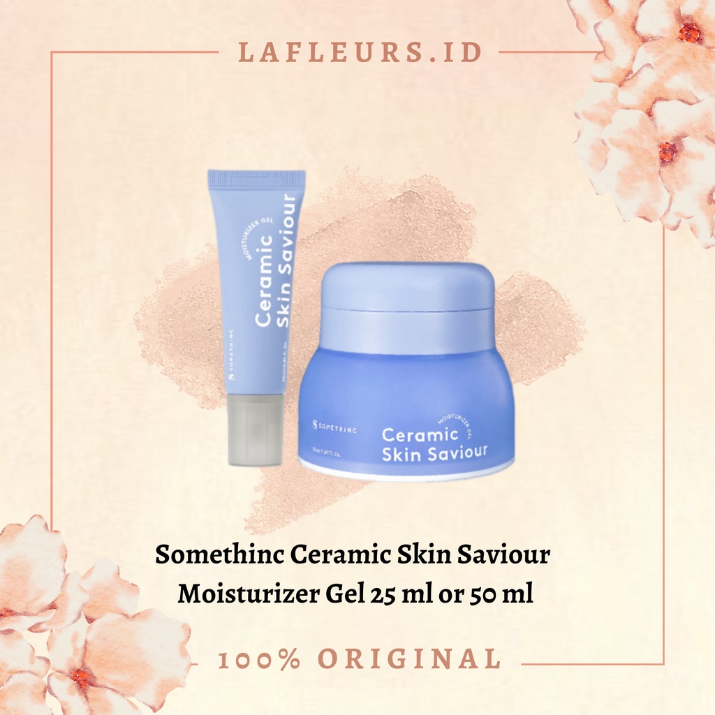 Somethinc Ceramic Skin Saviour Moisturizer Gel 50 ml Full Size / 25ml tube - travel size / Cream / K