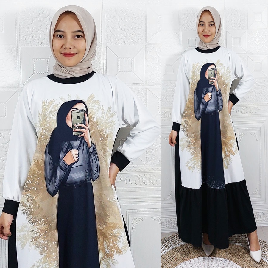 DRESS PANJANG TIARA AMIRA WANITA CANTIK MAXI