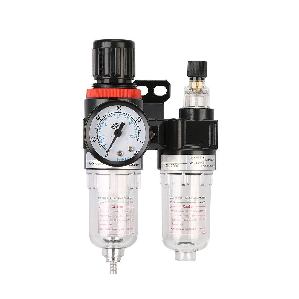 Lanfy Pemisahan Air Minyak AFC2000 Air Hose Filter Kompresor Penyaring Udara Air Treatment Filter Moisture Separator Pressure Regulator Pneumat Filter