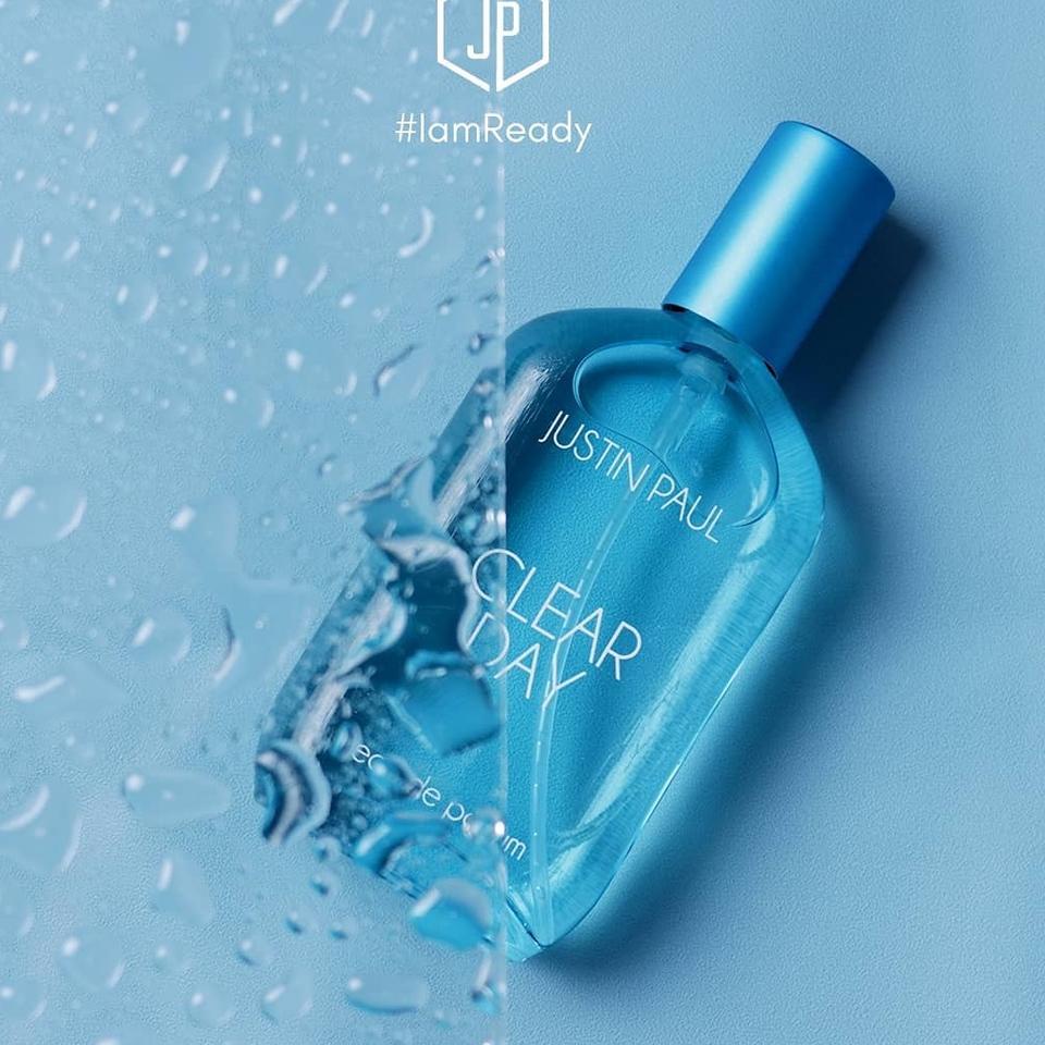 ➼ JUSTIN PAUL CLEAR DAY- Parfum Pria Original Tahan Lama ❉