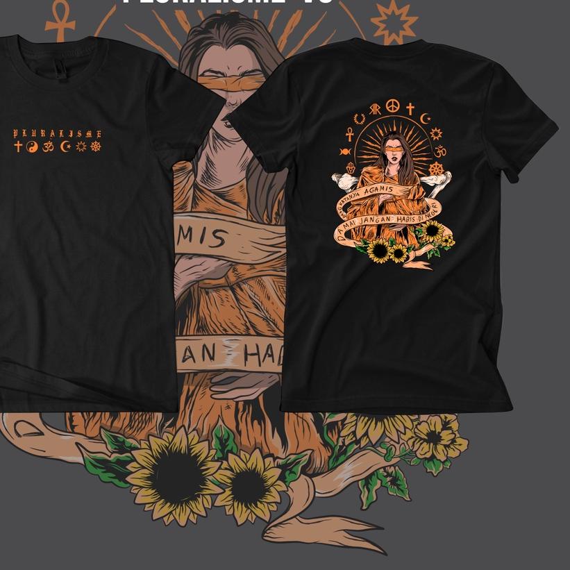 ➻ 【COD】 Tetestuang Pluralisme Vol 6 | Kaos Pluralisme | Tolerance Beragama ➱