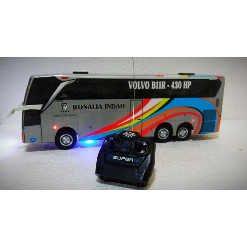 Mainan miniatur bus ROSALIA tronton