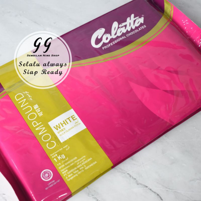 

✨NEW✨ -Colatta Professional White Chocolate Compound 1 Kg- 1.1.23