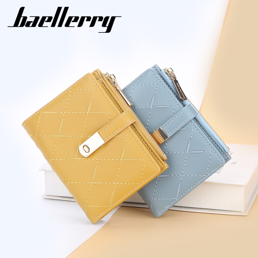 BAELLERRY N8628 Dompet Wanita Kecil Bahan Kulit PU Leather Premium WATCHKITE WKOS