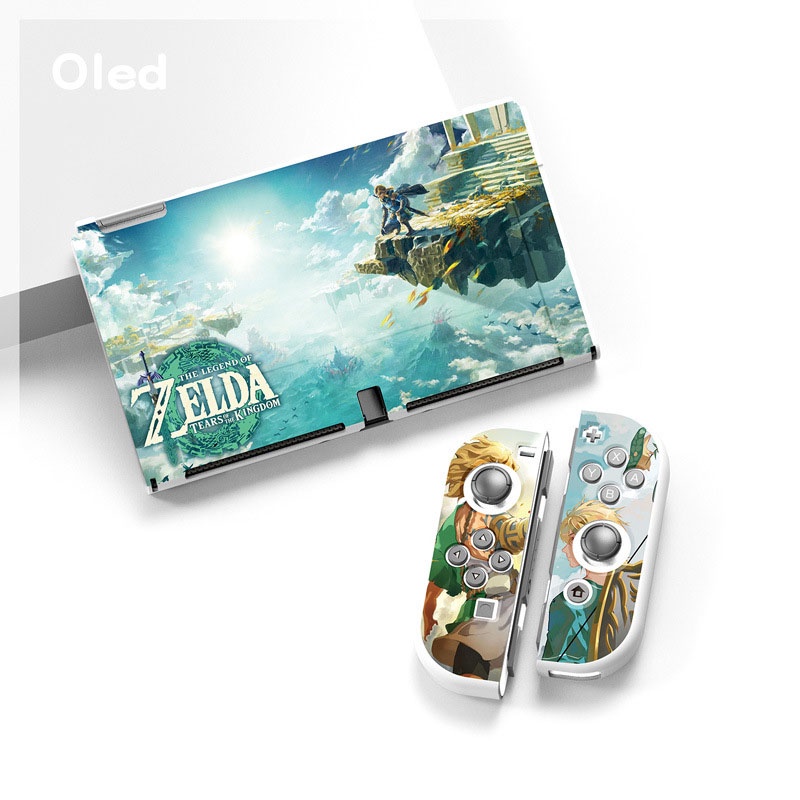 Switch Soft Case Zelda Tears of The Kingdom Nintendo Switch Oled Dan V1 V2 Case Pelindung Zelda Switch Tas Penyimpanan Konsol Game Aksesoris