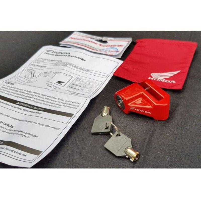Kunci Gembok Motor Honda disk lock Anti maling